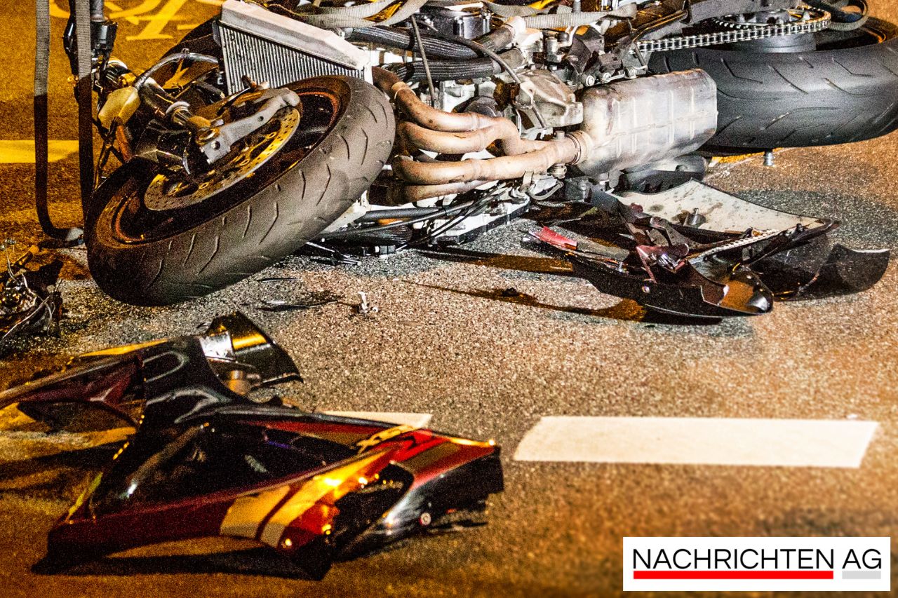 Motorradfahrer bei Kollision mit Transporter verletzt – B109 kurz gesperrt!