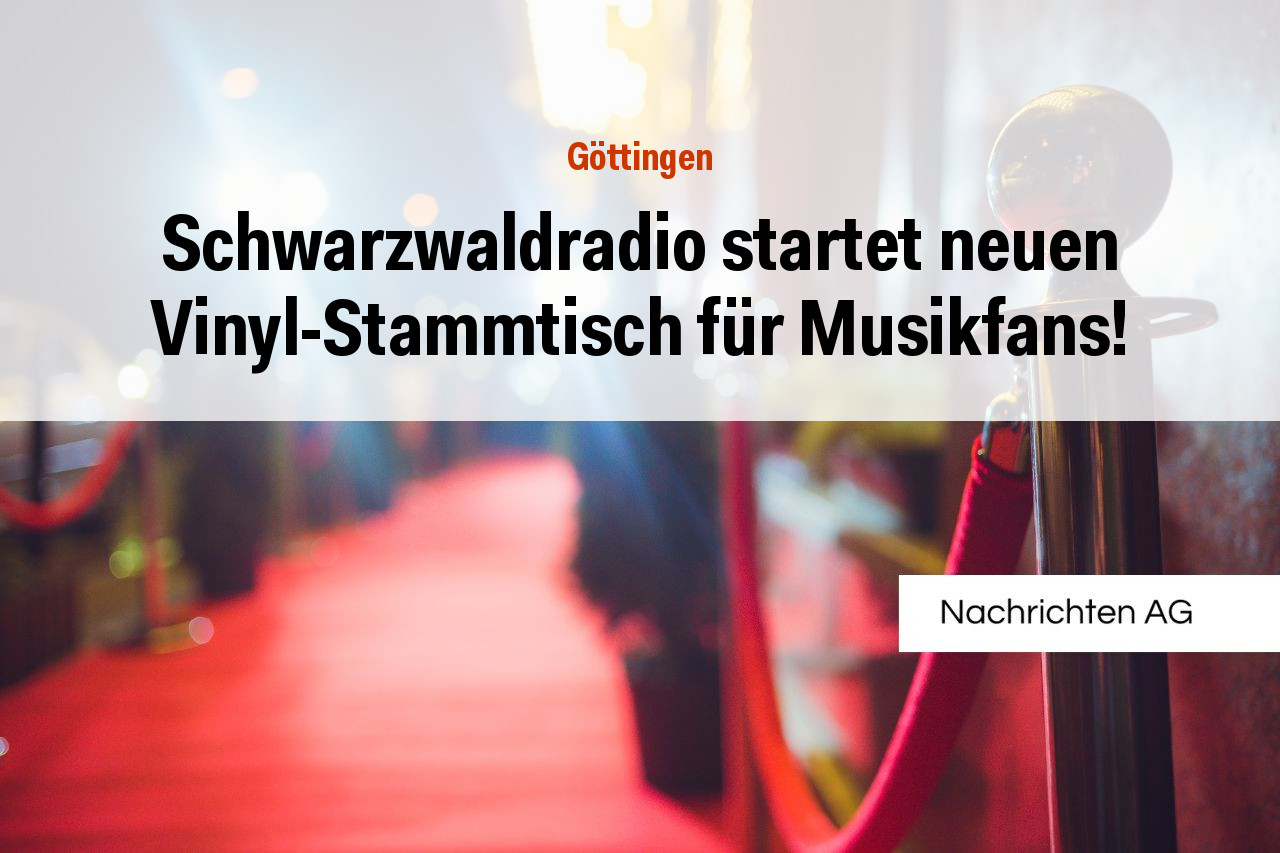 Schwarzwaldradio startet neuen Vinyl-Stammtisch für Musikfans!