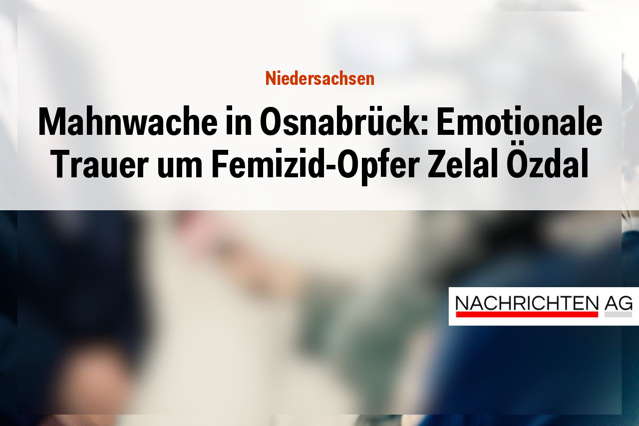 Mahnwache in Osnabrück: Emotionale Trauer um Femizid-Opfer Zelal Özdal