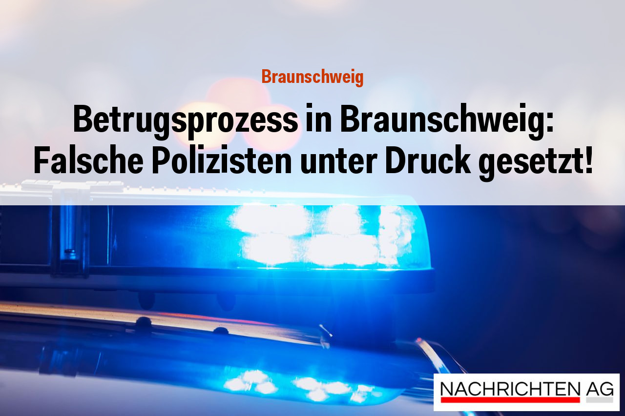 Betrugsprozess in Braunschweig: Falsche Polizisten unter Druck gesetzt!