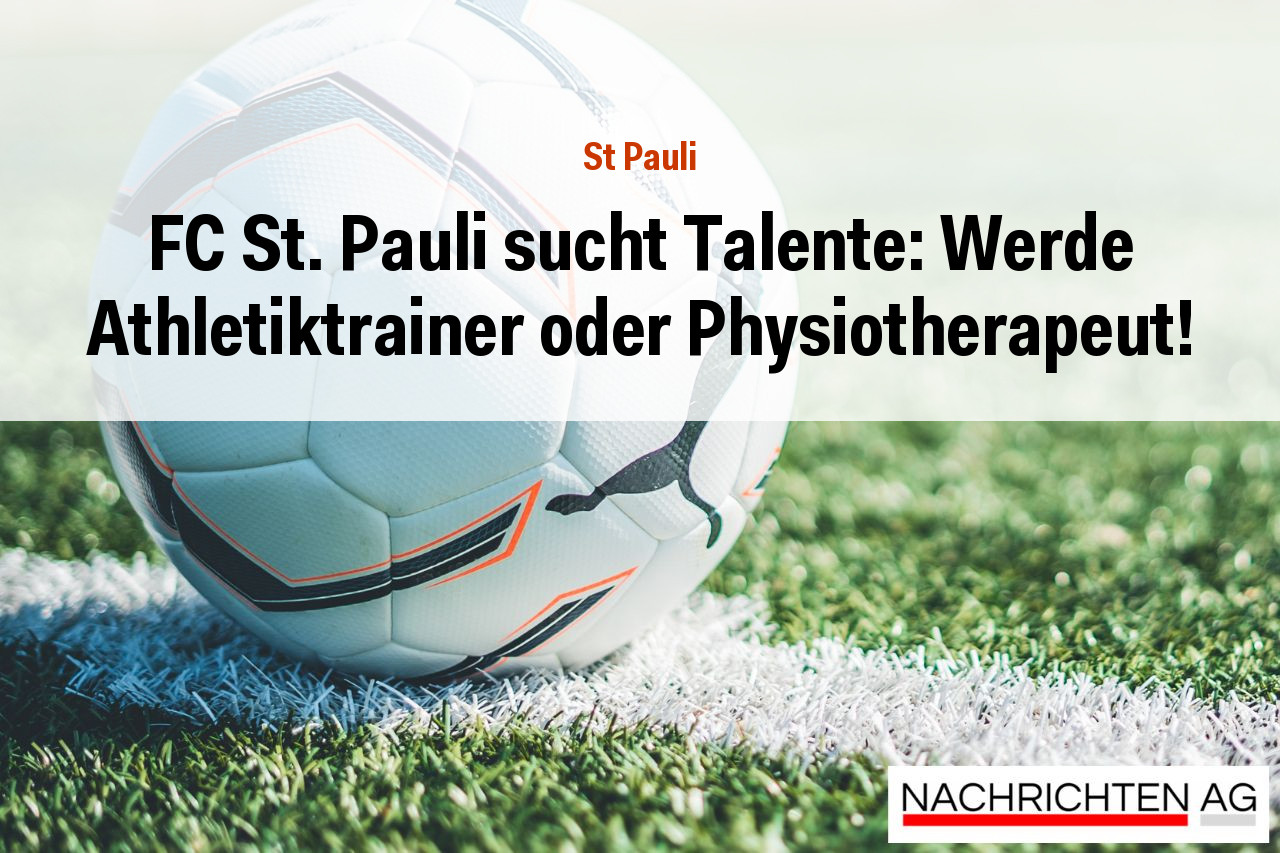 FC St. Pauli sucht Talente: Werde Athletiktrainer oder Physiotherapeut!