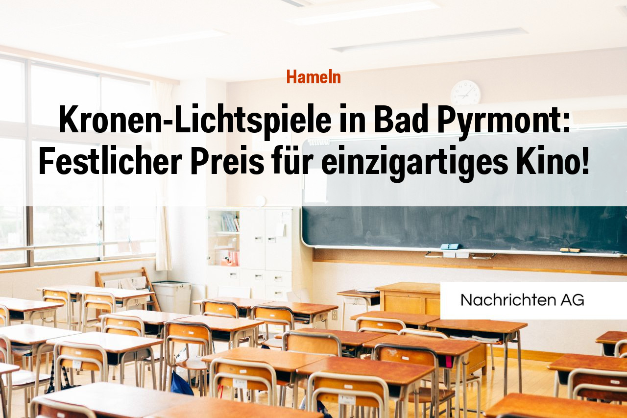 Kronen-Lichtspiele in Bad Pyrmont: Festlicher Preis für einzigartiges Kino!