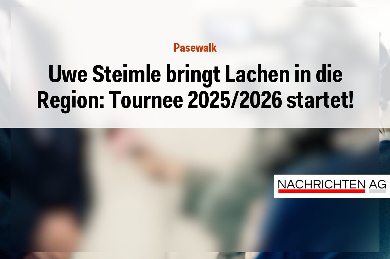 Uwe Steimle bringt Lachen in die Region: Tournee 2025/2026 startet!