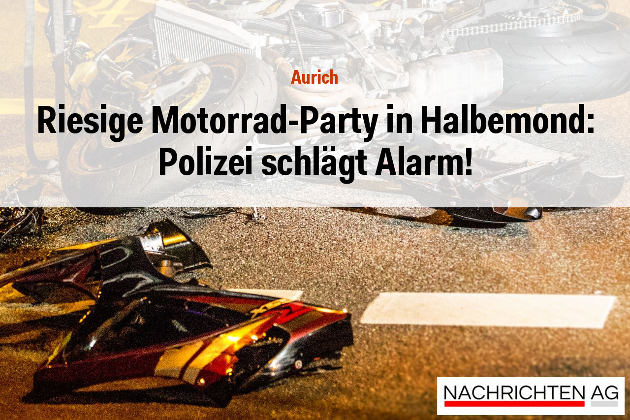 Riesige Motorrad-Party in Halbemond: Polizei schlägt Alarm!