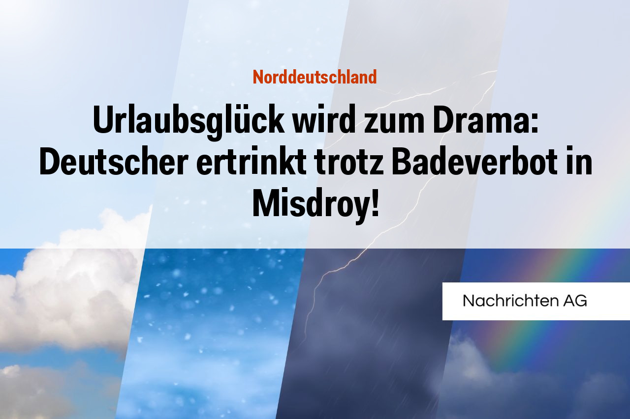 Urlaubsglück wird zum Drama: Deutscher ertrinkt trotz Badeverbot in Misdroy!
